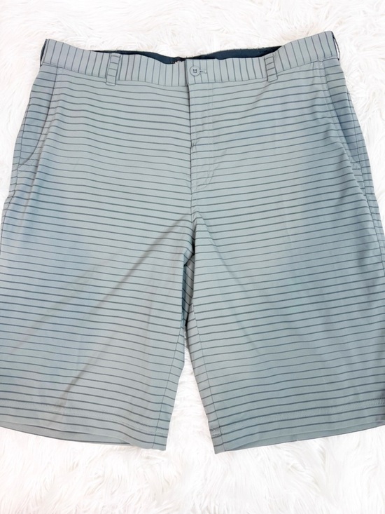 Nike Other - NIKE GOLF TOUR PERFORMANCE GRAY STRIPE FLAT FRONT GOLF SHORTS MENS SZ 36